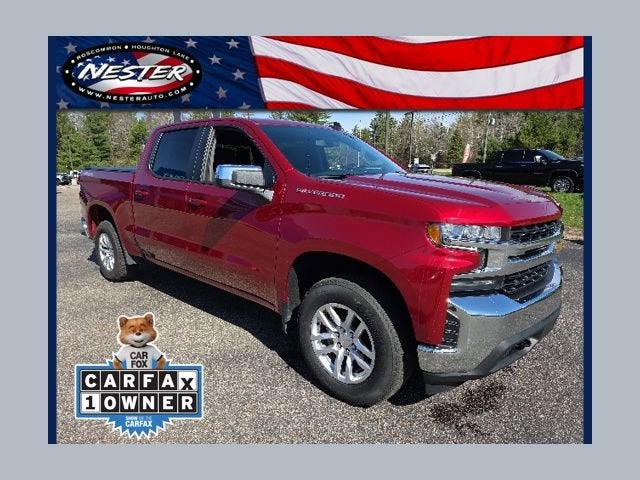 2021 Chevrolet Silverado 1500 LT in Cherry Red Tintcoat — front three-quarter view