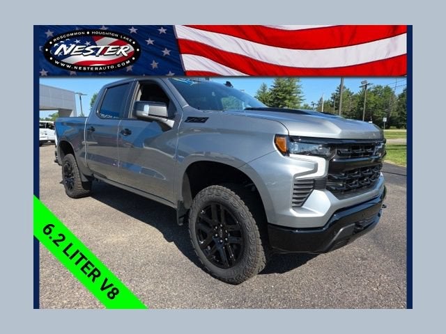 2026 Chevrolet Silverado 1500 LT Trail Boss in Sterling Gray Metallic — front three-quarter view