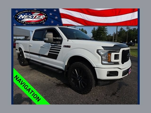 2019 Ford F-150 XL in White — front three-quarter view