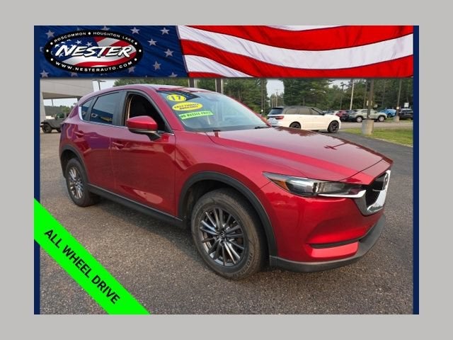 2017 Mazda Mazda CX-5 Touring in Red — front three-quarter view